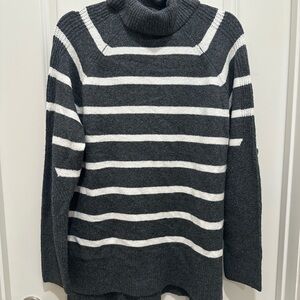 a new day Striped Turtleneck Sweater